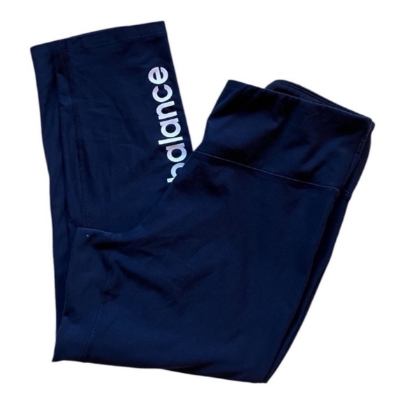 New balance Black cropped Tights size L - Picture 2 of 6